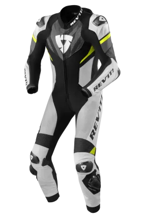 Rev'it! Mono de Cuero Piece Suit Hyperspeed 2 Negro-Gris 