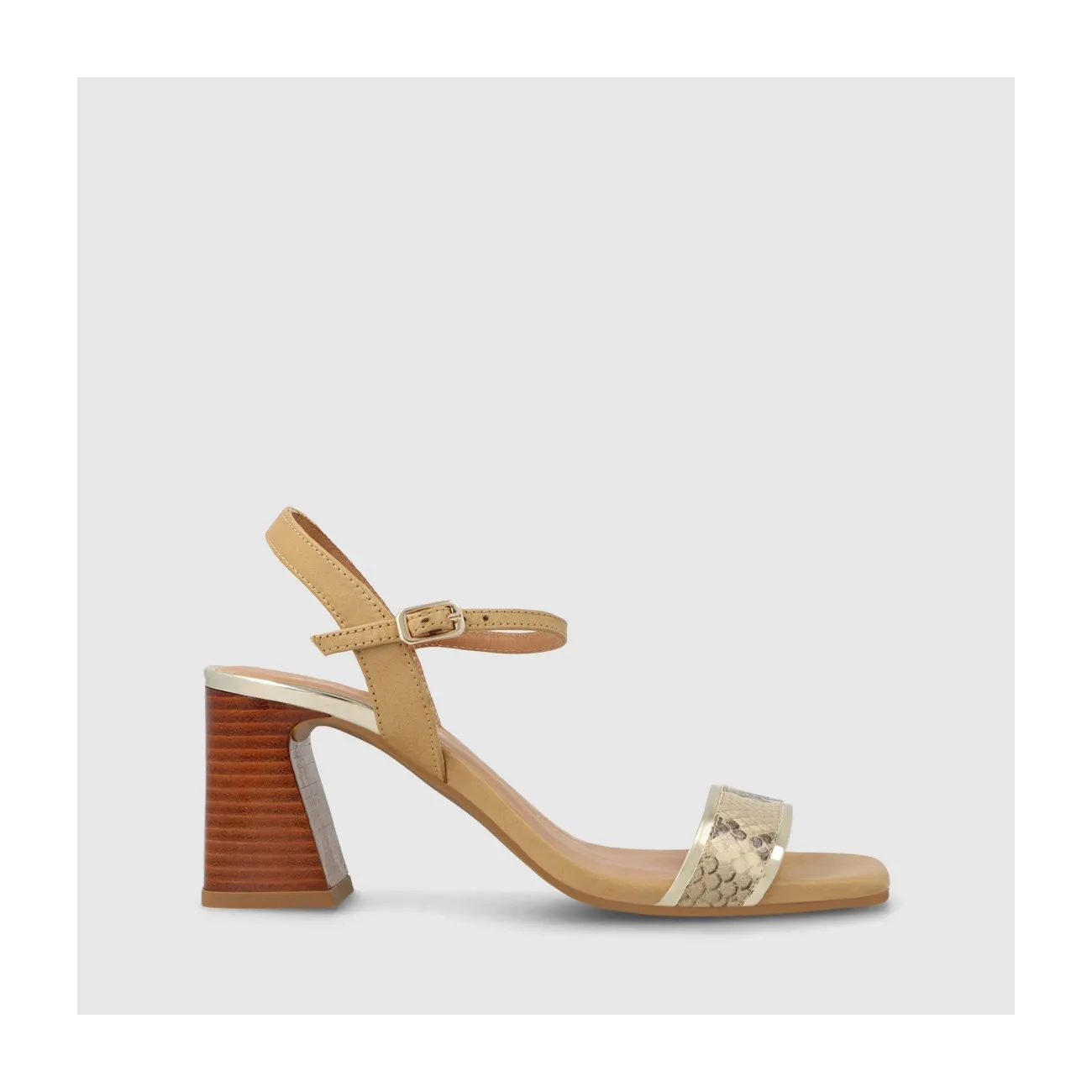 SANDALIAS BEIGE BOT4436-SR