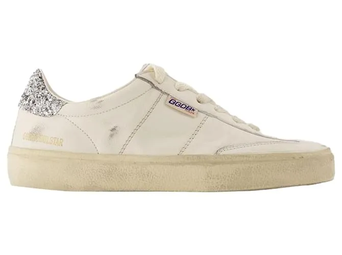 Soul Star Sneakers - Golden Goose Deluxe Brand - Cuero - Blanco/Plata 