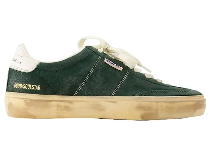 Soul Star Sneakers - Golden Goose Deluxe Brand - Cuero - Verde 