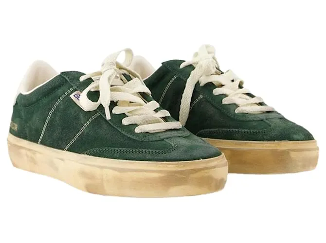 Soul Star Sneakers - Golden Goose Deluxe Brand - Cuero - Verde 