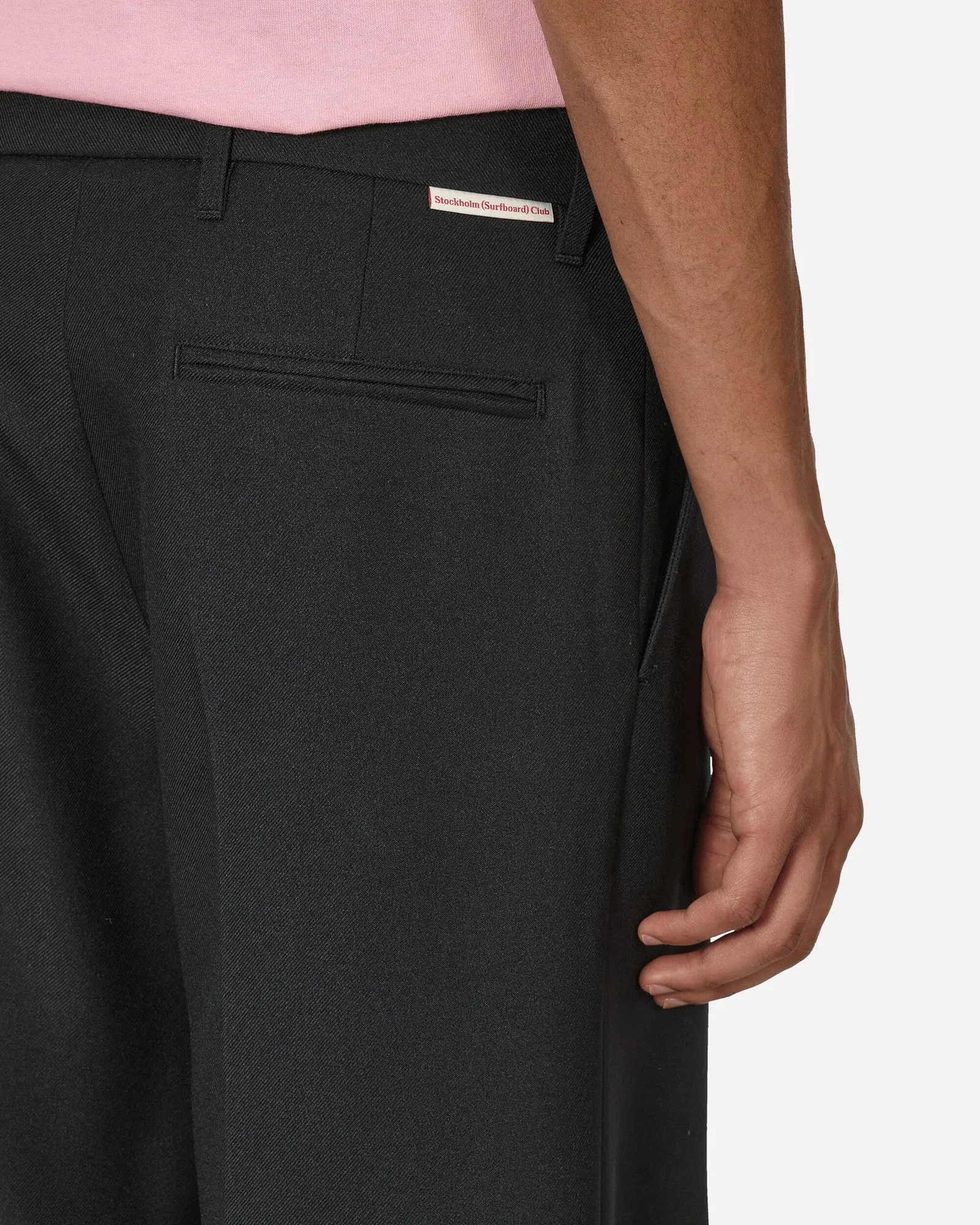 Stockholm (Surfboard) Club Tailored Bootcut Trousers Black