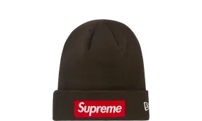 Supreme New Era Box Logo Beanie (FW22) Brown