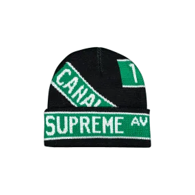 Supreme Street Signs Beanie