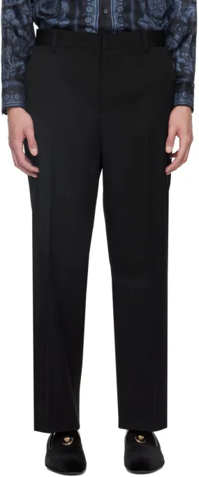 Versace Black Formal Trousers