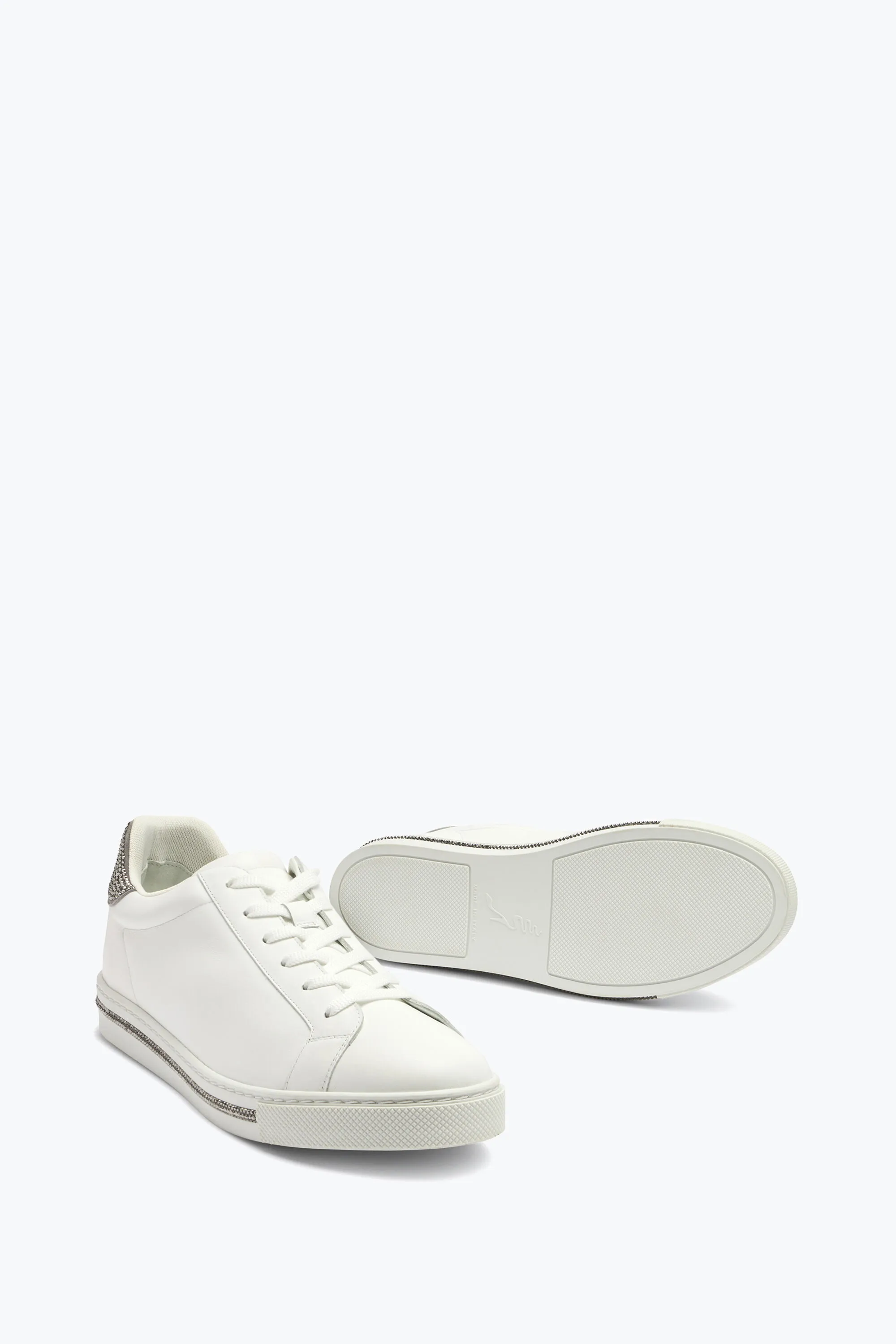 Zapatillas Xtra Blanco-Plata Con Cristales 15